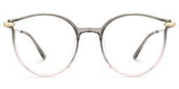 Caylan Round Gray-Pink Glasses0