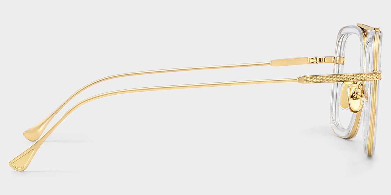 Gifford Aviator Clear Frame Glasses | ZEELOOL Canada5