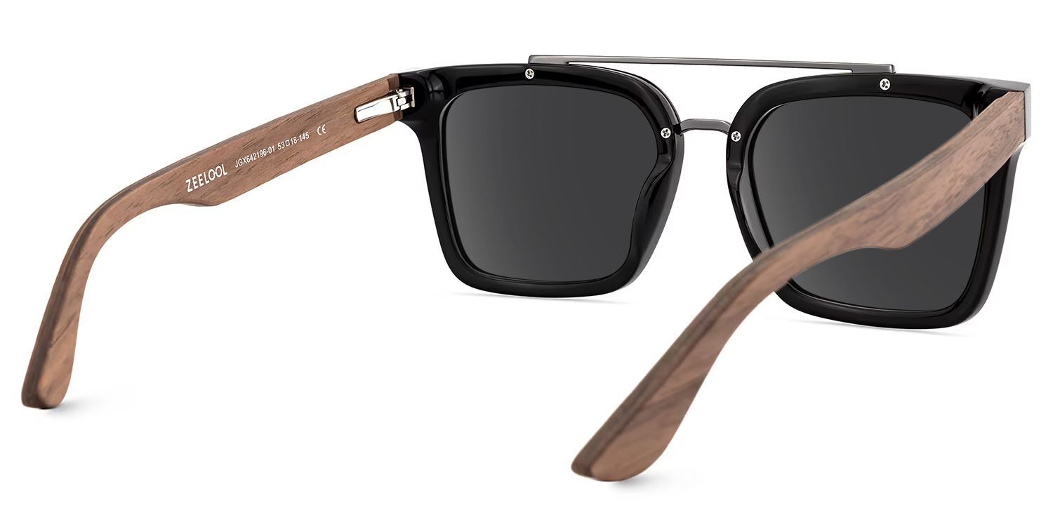 Pascal Aviator Black Full Rim Sunglasses | ZEELOOL CA4