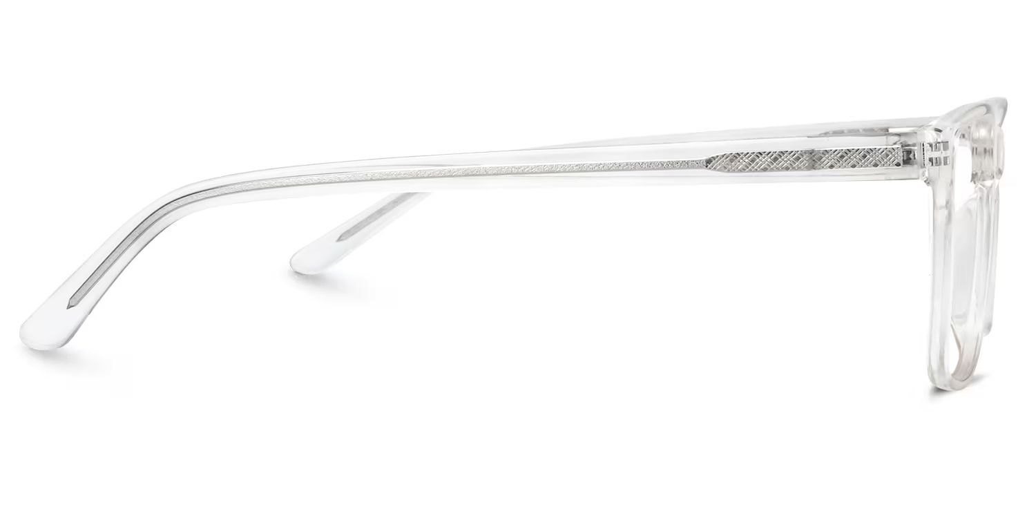 Rectangle Clear Glasses | ZEELOOL Canada3