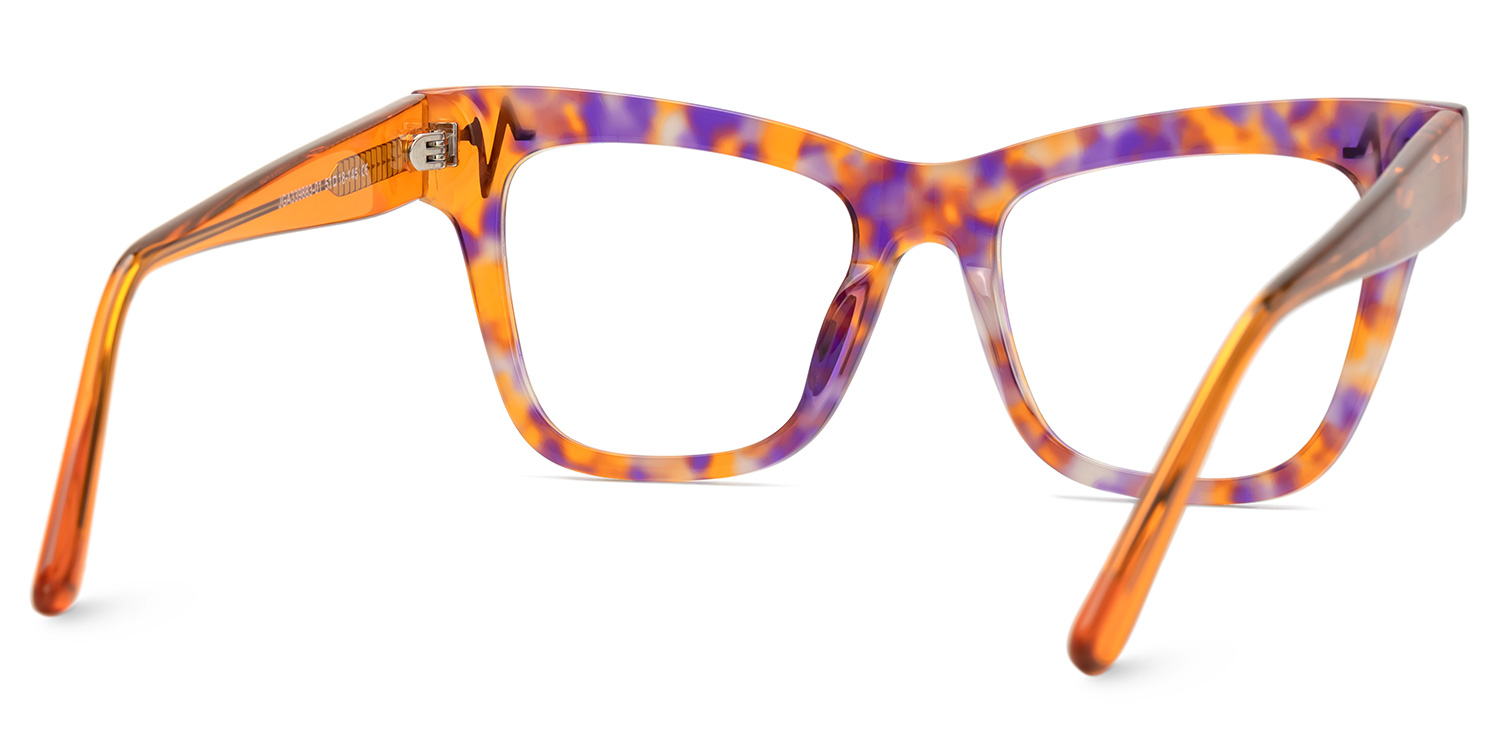 Cara Butterfly Orange Glasses3