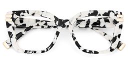 Cardozo Square Cow Print Glasses2