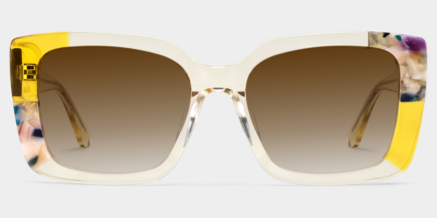 Palma Square Sunglasses in Acetate Material0