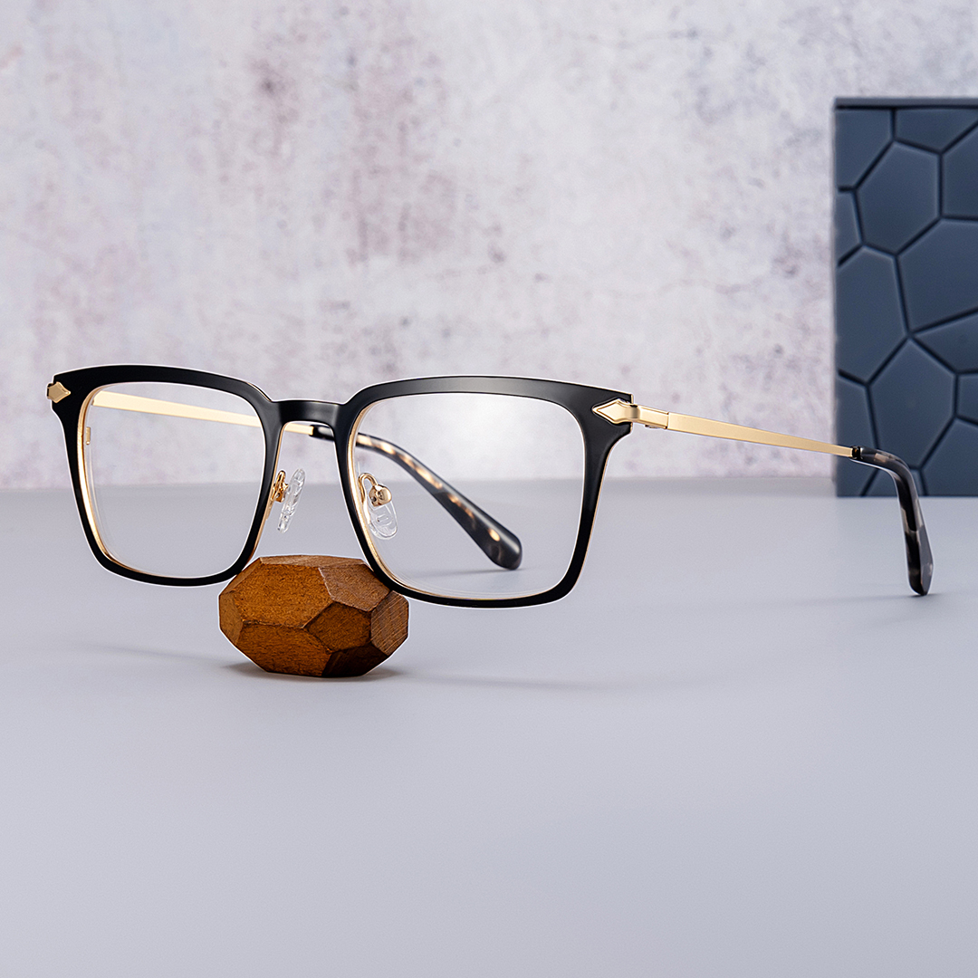 Chaney Rectangle Metal Glasses0