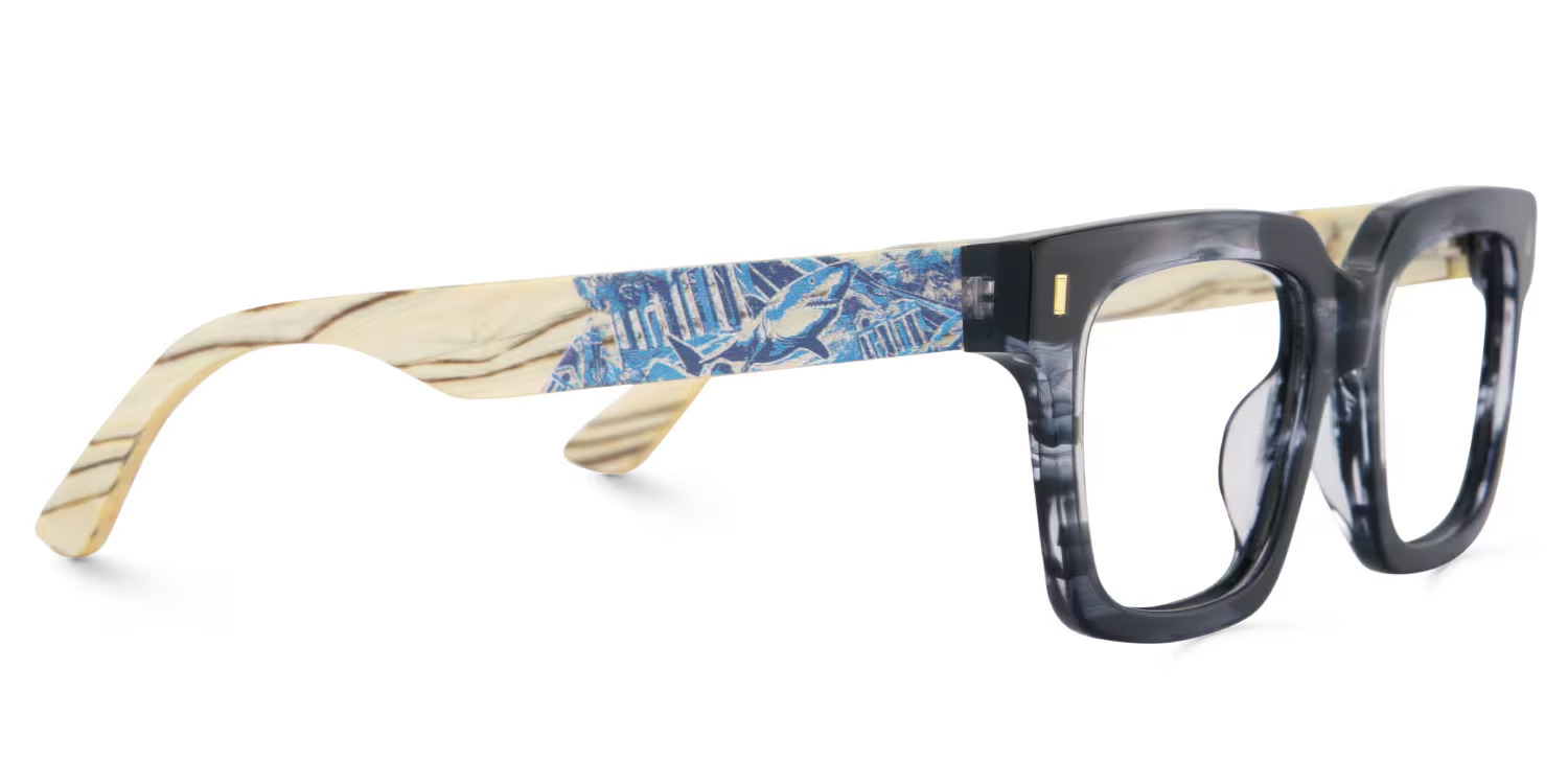 Rangel Rectangle Gray Glasses3