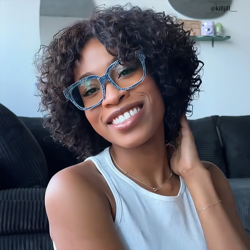 Colin Rectangle Blue Glasses hover