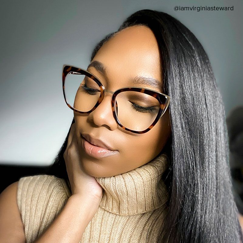 Ruiz Cateye Tortoise Glasses | ZEELOOL Canada4