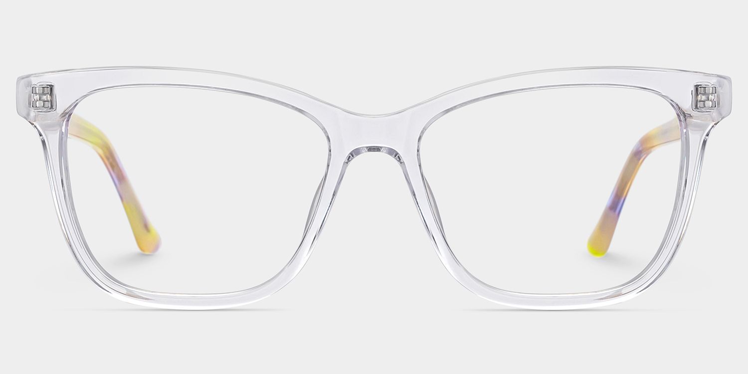 Faith Healing Glasses - Clear Rectangle Acetate Frames | ZEELOOL1