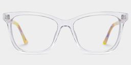 Faith Clear Rectangle Glasses1