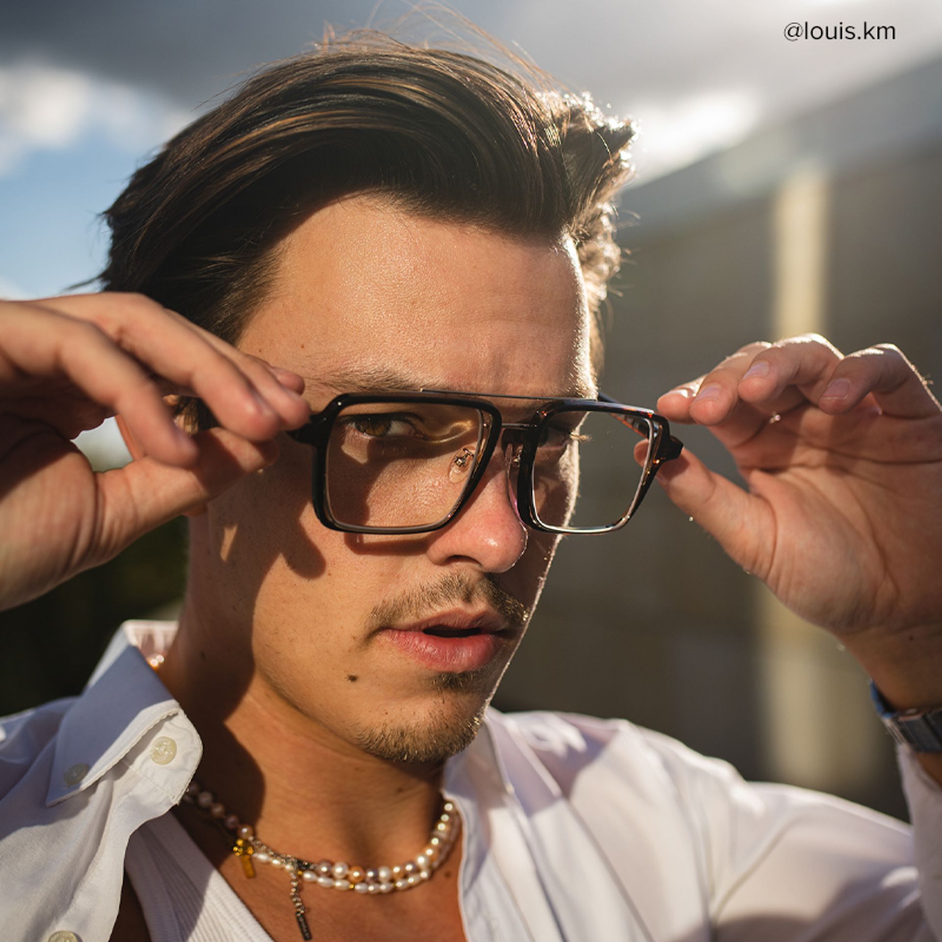 Aviator Tortoise-Gold Glasses | ZEELOOL Canada6