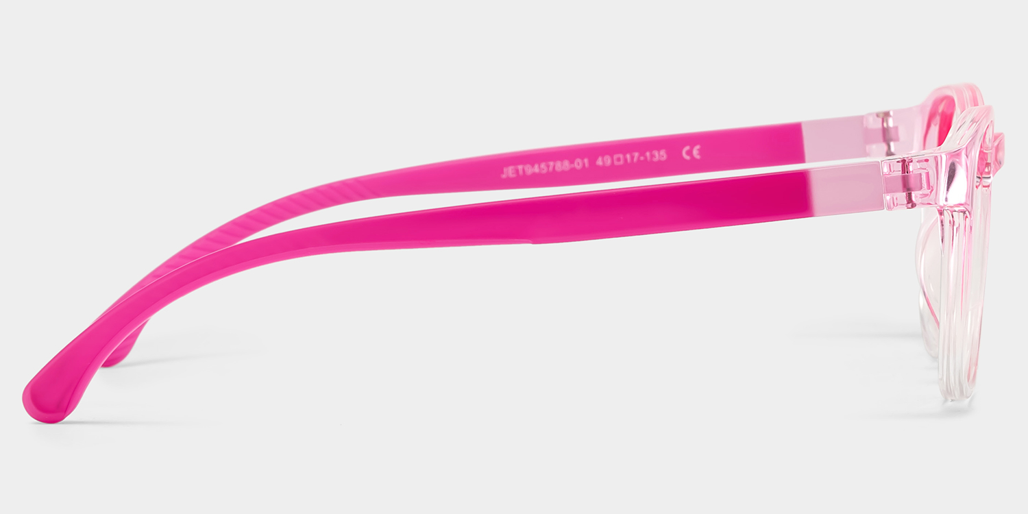 Dale  Round Pink Glasses3