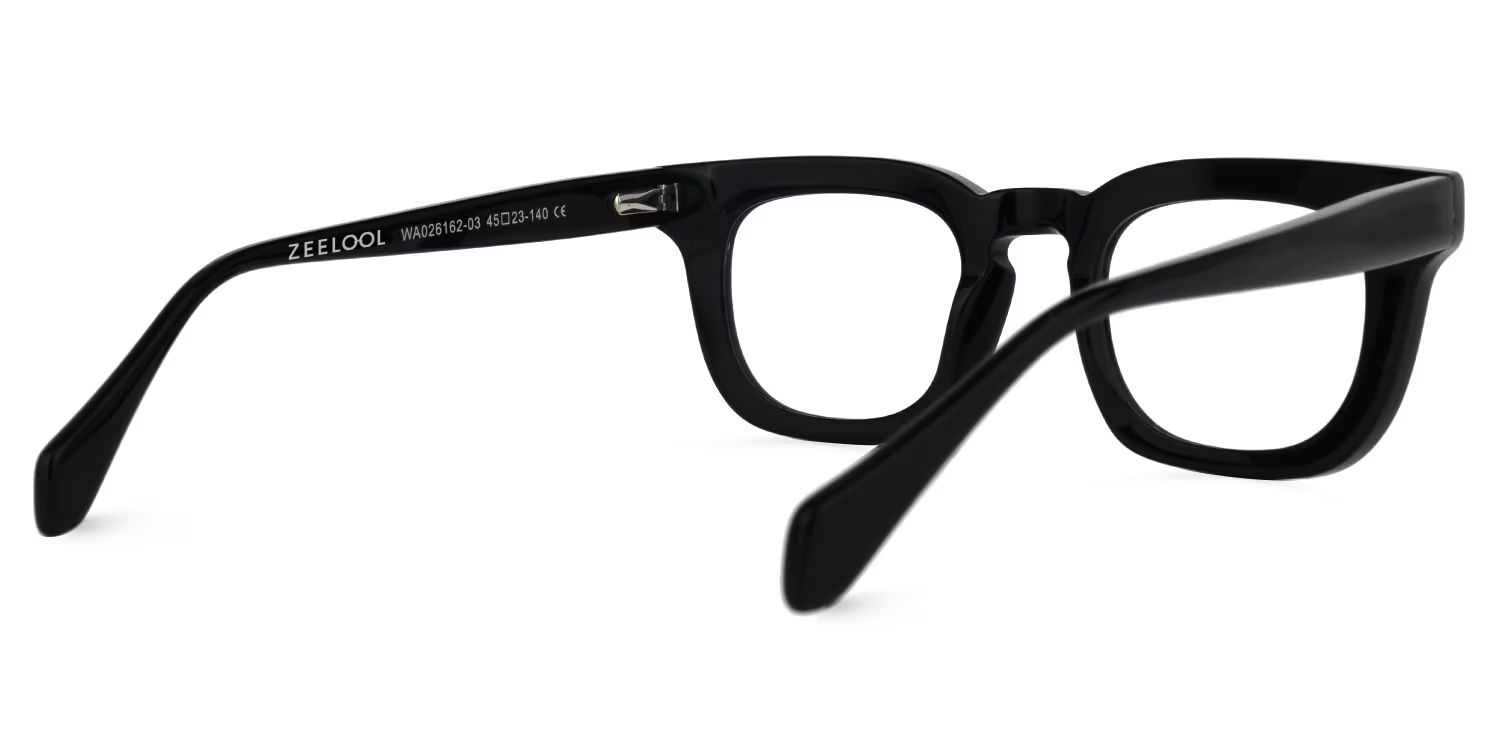 Tenika Square Black Glasses | ZEELOOL Canada3