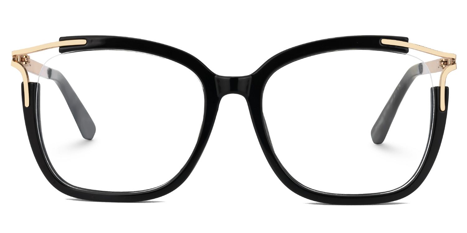 Spring hinges Sidibe Eyeglasses, Sidibe Black Glasses -Zeelool0