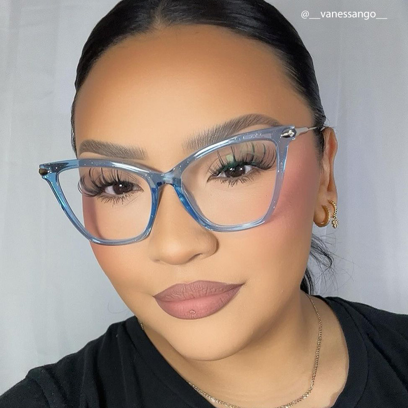 Hilary Butterfly Blue Glasses8