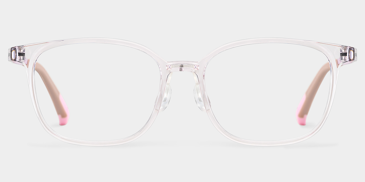 Lane Rectangle Pink Crystal Glasses0