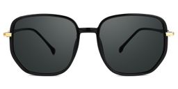 Joana Geometric Black Glasses0