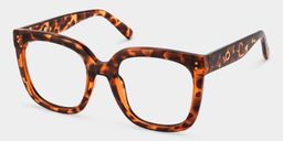 Ebony Square Tortoise Glasses2