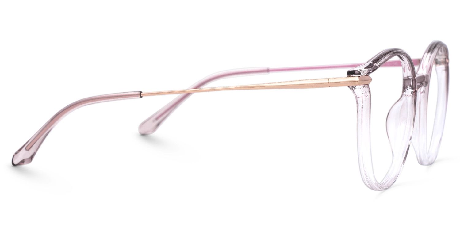 Caylan Dusty Pink Eyeglasses with Round Design3
