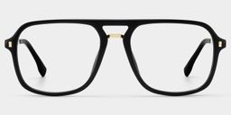 Kilworth Aviator Black Glasses0