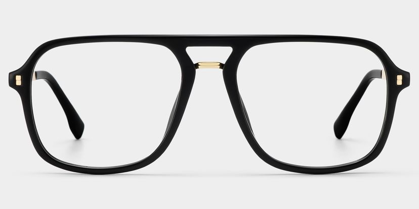 Kilworth Aviator Black Glasses