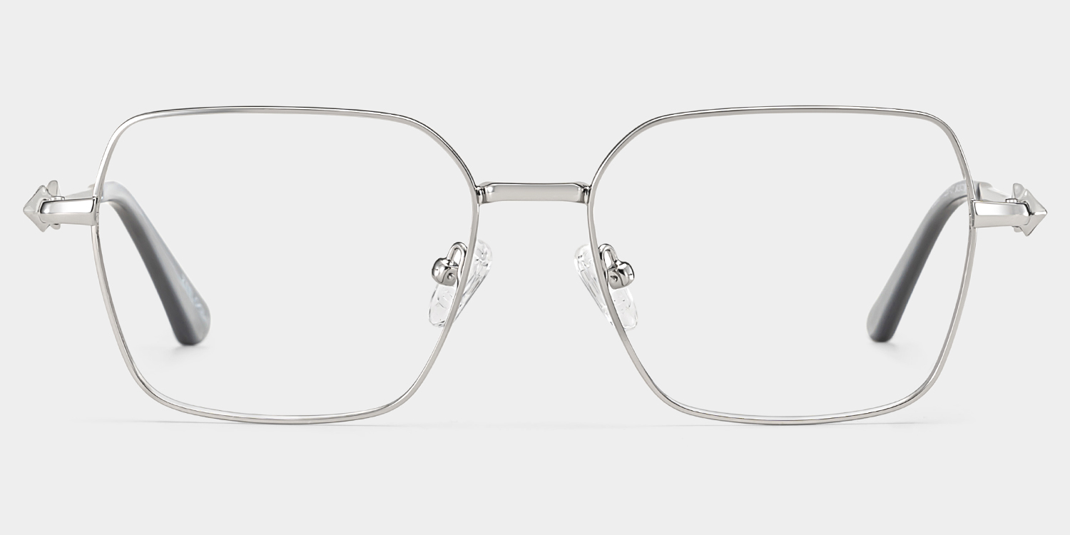 Kayla metal geometric glasses Frame Glasses Online | ZEELOOL0