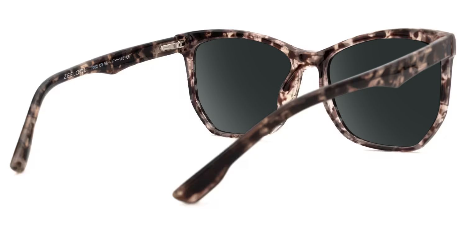 Libby Tortoise Geometric Sunglasses to Frame Your Face | ZEELOOL CA3