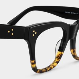 Tandy Rectangle Tortoise Glasses4