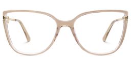 Celisa Cateye Beige Glasses0