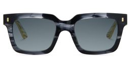 Rangel Rectangle Gray Sunglasses0