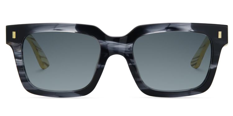 Rangel Gray Rectangle Sunglasses