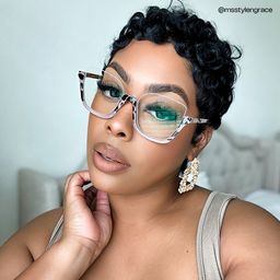 Kellina Square Two-Tone Glasses4