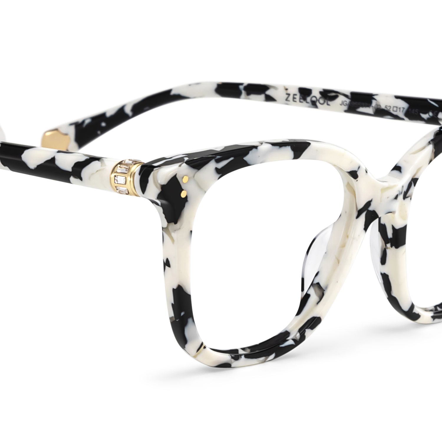 Square Cow Eyeglasses- Miles Acetate Frame Glasses6
