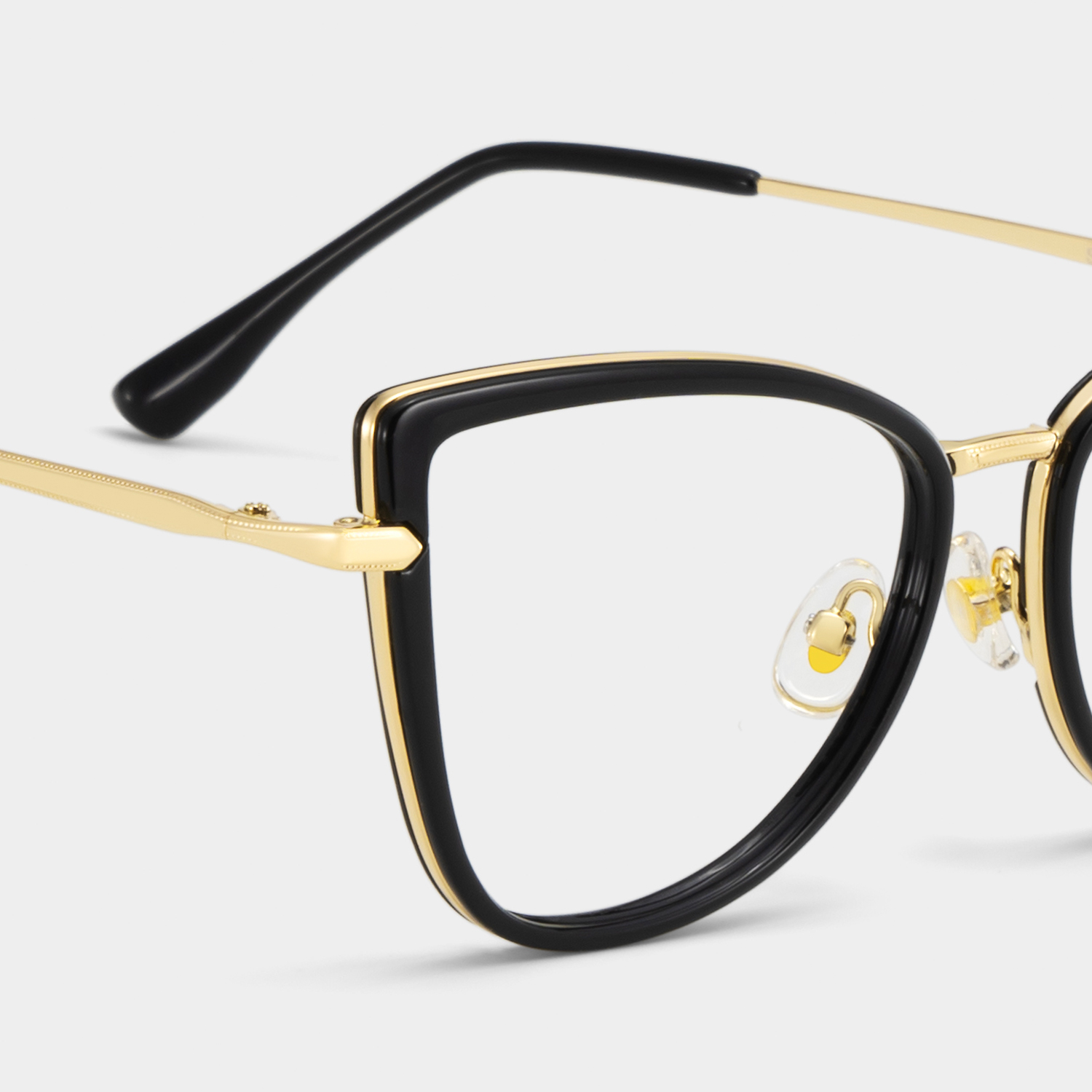 Sloane Cat-Eye Black Glasses4