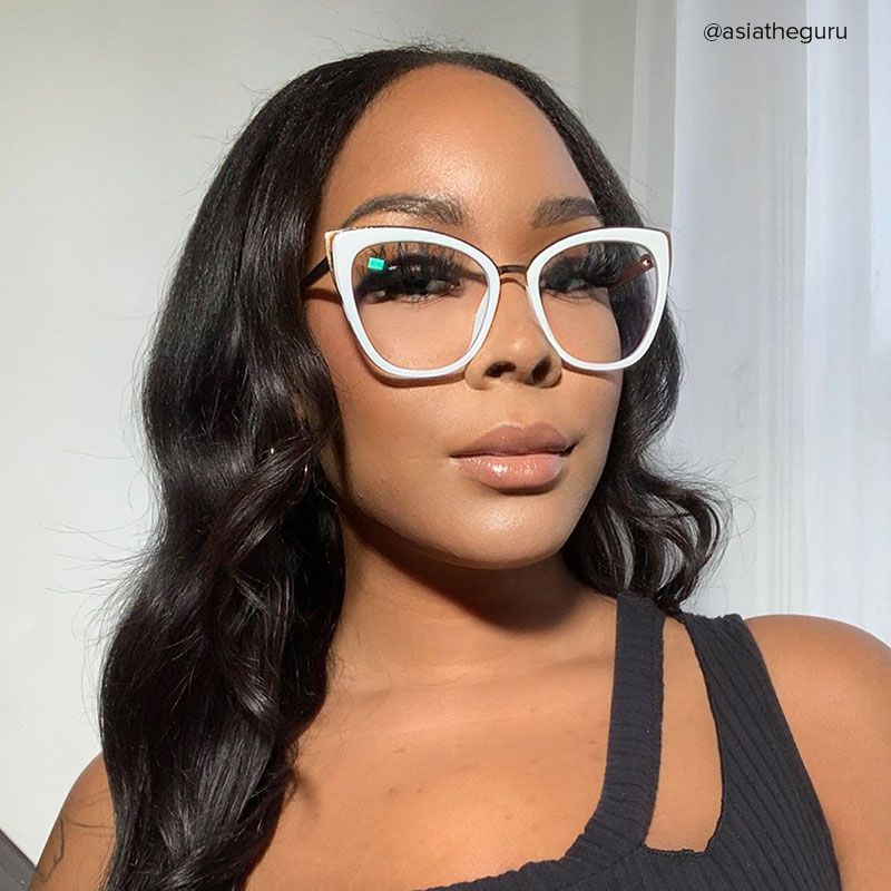 Ruiz Cateye White Glasses | ZEELOOL Canada6