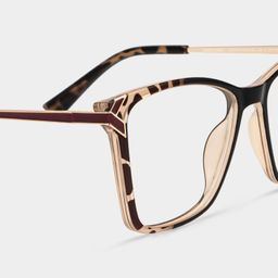 Tricee Square Tortoise Glasses5
