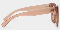 Malcolm Matte Brown Square Sunglasses3