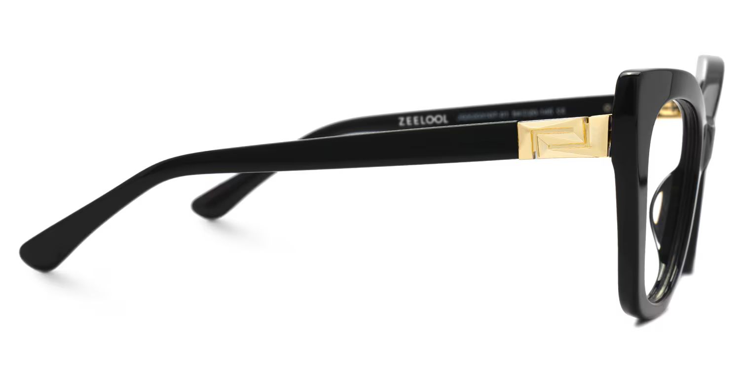 Black Full rim Cateye Eyeglasses -Vela on Sale | ZEELOOL Canada2