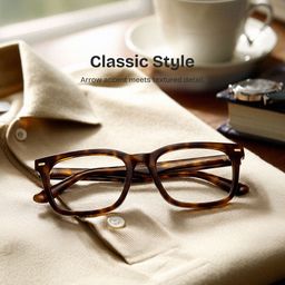 Patrick Rectangle Tortoise Glasses0