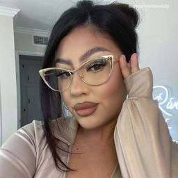 Ellen Cateye Gold Glasses13