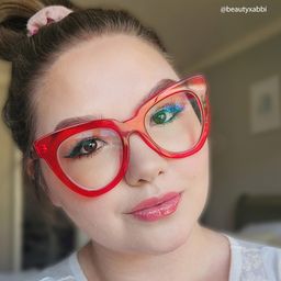 Yaser Cateye Red Glasses12