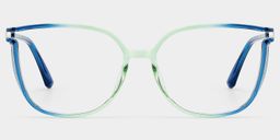 Rodz Square Blue-Green Glasses0