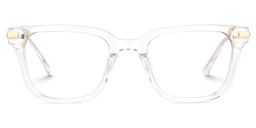 Kellie Rectangle Clear Glasses0