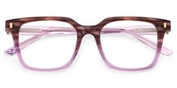 Pagel Puple Rectangle Glasses2