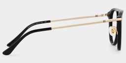 Isabelle Black Aviator Glasses3