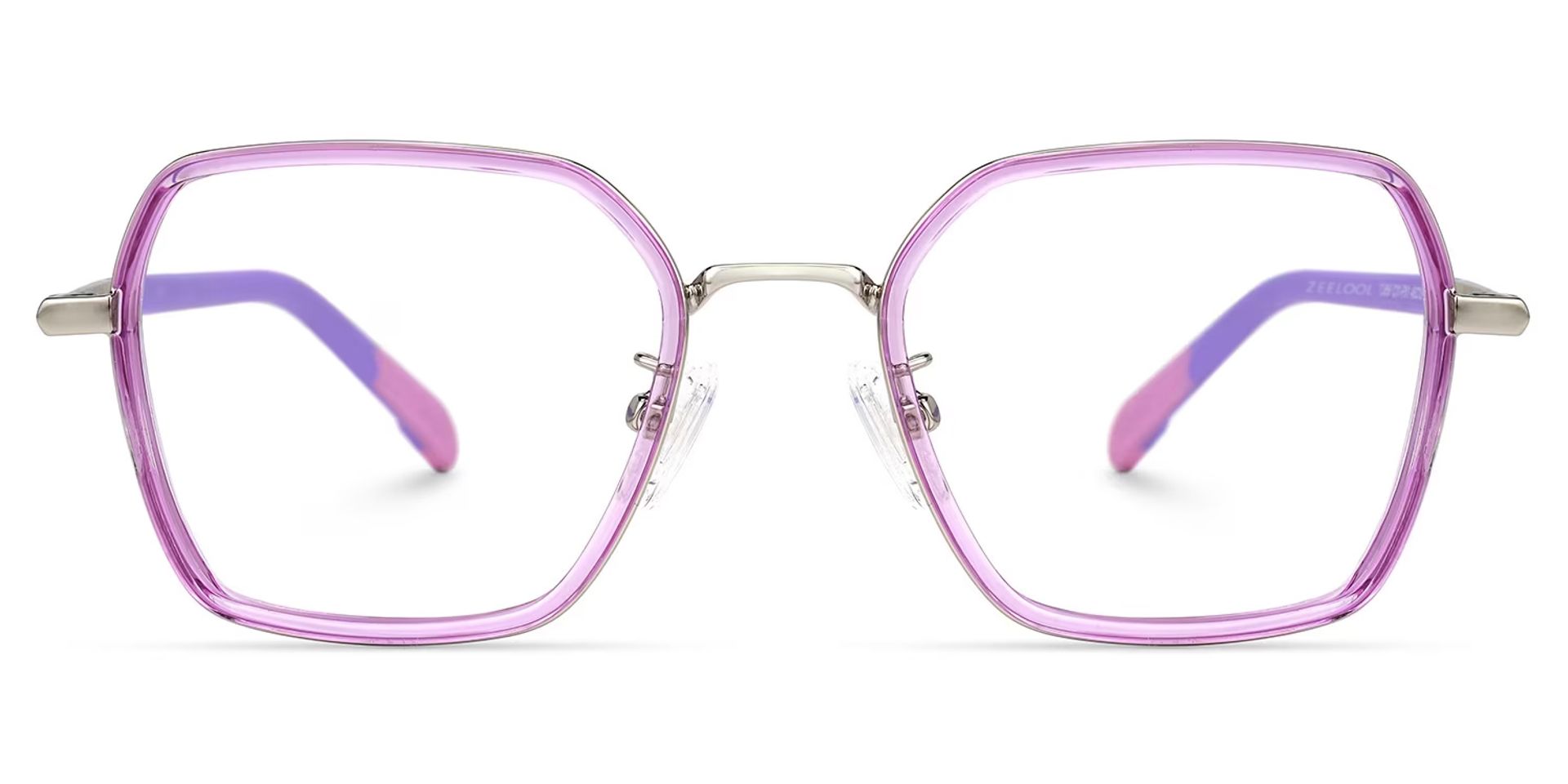 Kid geometric Piglet glasses with cute style -Zeelool0