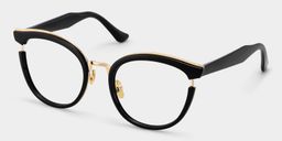 Laraine Cat Eye Black Glasses2