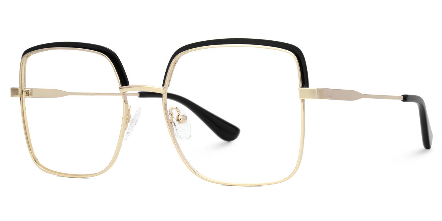 Square Metal Frame Glasses- Karan Glasses1