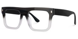 Reaux Square Black Gradient Glasses1