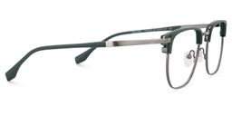 Zaira Browline Dark-Green Glasses3