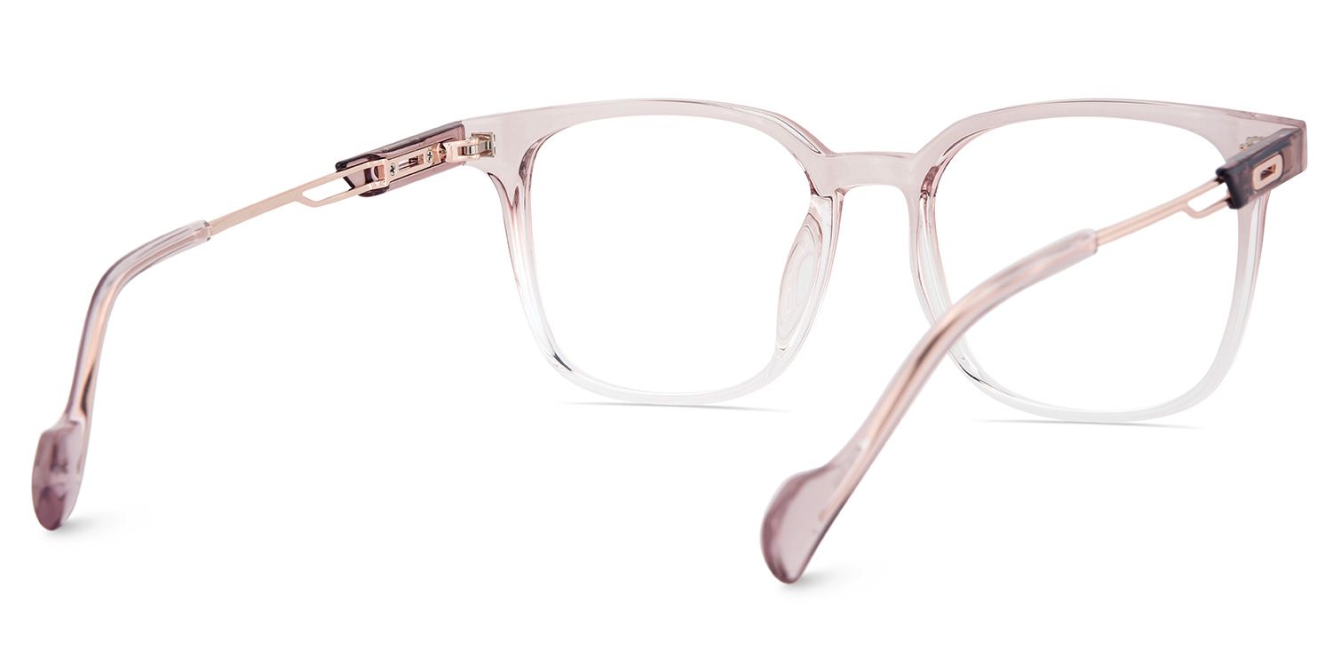 Chloe Pink Square Prescription Glasses | Zeelool5